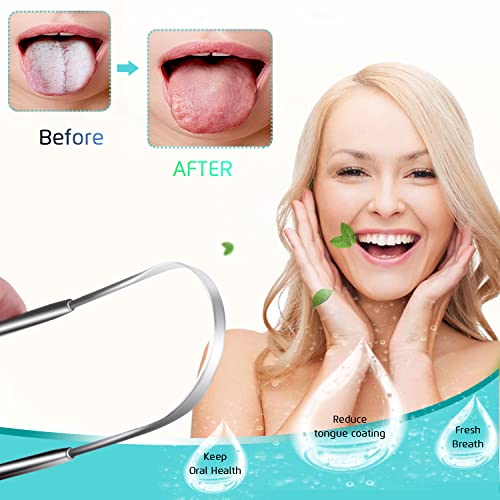 New Tongue Scraper, 5PCS Tongue Cleaner, Medical Grade Tongue Scrapers,Great ...