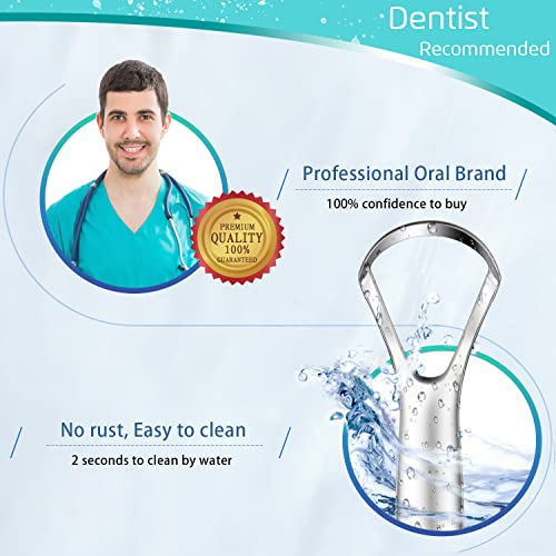 New Tongue Scraper, 5PCS Tongue Cleaner, Medical Grade Tongue Scrapers,Great ...