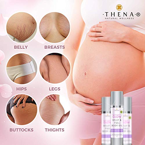 Organic Belly Oil For Pregnancy Helps Prevent Stretch Marks Dry Skin, Best Na...