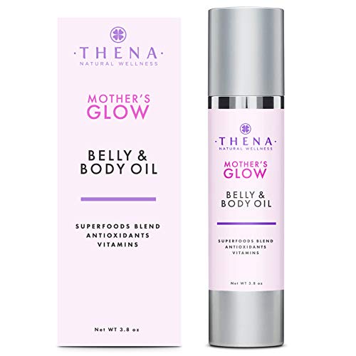 Organic Belly Oil For Pregnancy Helps Prevent Stretch Marks Dry Skin, Best Na...