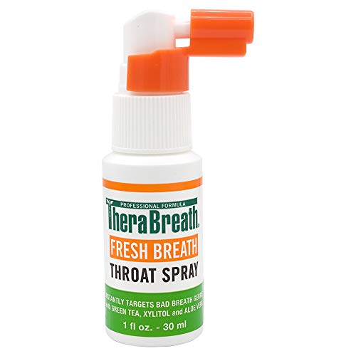 TheraBreath Fresh Breath Professional Formula Throat Spray with Green Tea, 1 ...