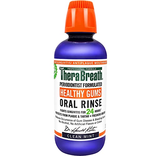 TheraBreath Healthy Gums Periodontist Formulated 24-Hour Oral Rinse with CPC,...