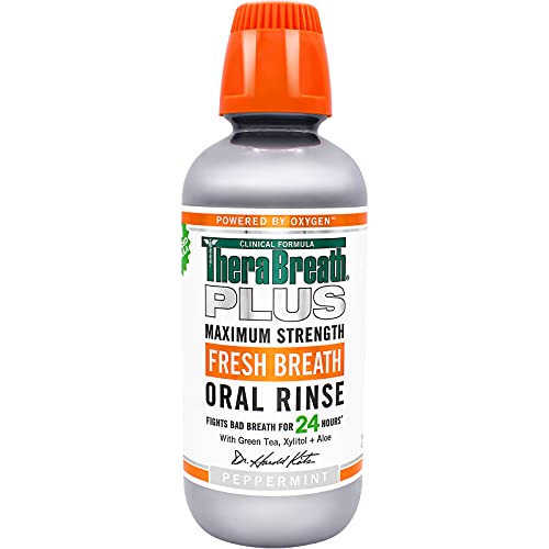 TheraBreath Plus Fresh Breath Dentist Formulated Maximum Strength 24-Hour Ora...