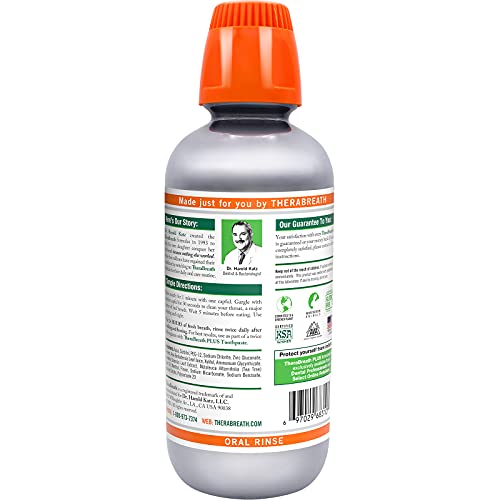 TheraBreath Plus Fresh Breath Dentist Formulated Maximum Strength 24-Hour Ora...