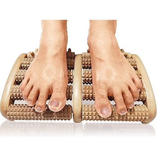 TheraFlow Dual Foot Massager Roller (Large). Relax and Relieve Plantar Fascii...