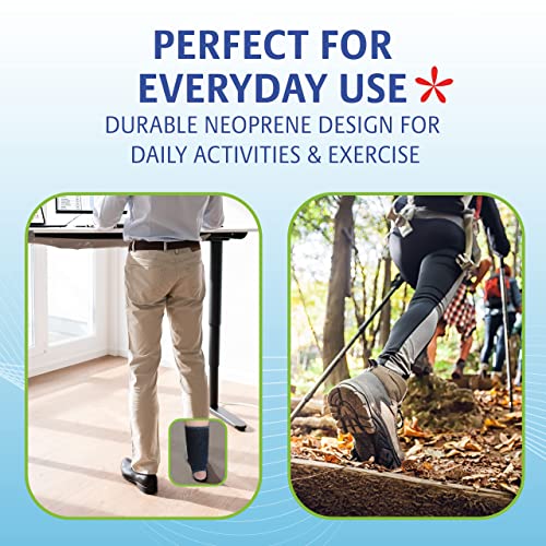 TheraPAQ Ankle Ice Pack Wrap for Injuries - Hot & Cold Reusable Compression B...