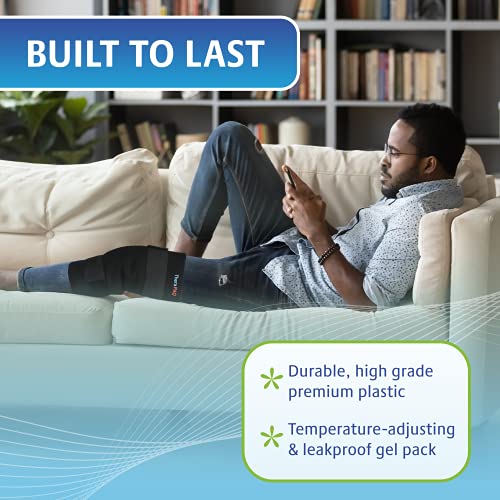 TheraPAQ Ice Pack for Injury - 14"x11" Hot & Cold Ice Packs for Injuries Reus...