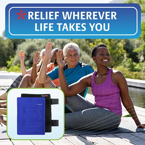 TheraPAQ Ice Pack for Injury - 14"x11" Hot & Cold Ice Packs for Injuries Reus...