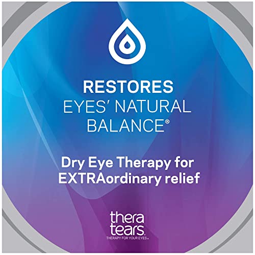TheraTears Extra Dry Eye Therapy Lubricant Eye Drops for Dry Eyes, 0.5 fl oz