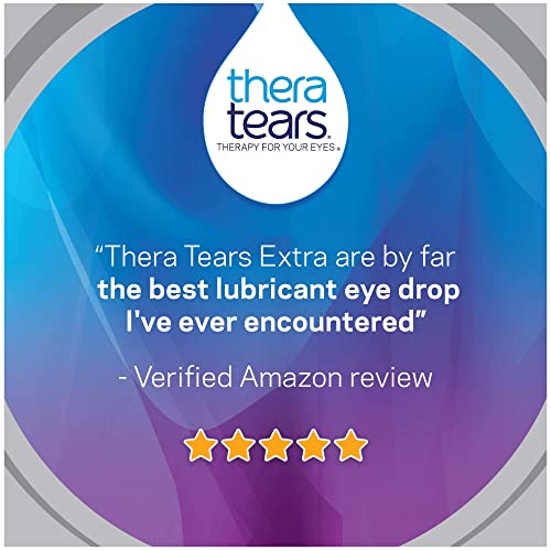 TheraTears Extra Dry Eye Therapy Lubricant Eye Drops for Dry Eyes, 0.5 fl oz