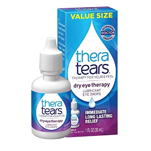 TheraTears Eye Drops for Dry Eyes, Dry Eye Therapy Lubricant Eyedrops, Provid...