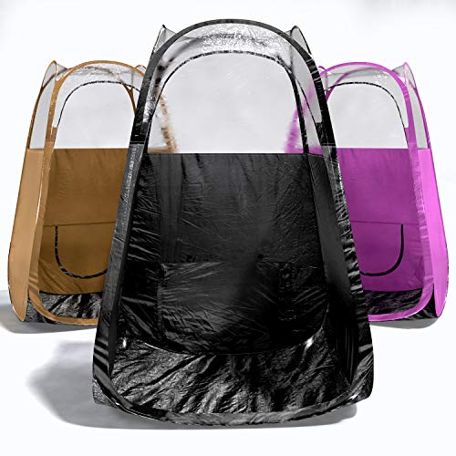 Spray Tan Tent (Black) The Best, Bigger Than Others, Folds Easily in 30 Secon...