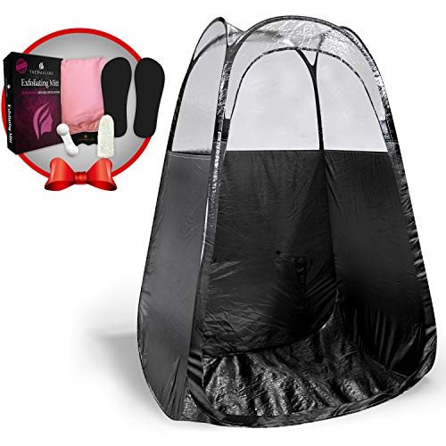Spray Tan Tent (Black) The Best, Bigger Than Others, Folds Easily in 30 Secon...