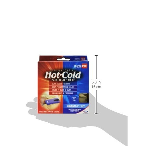 ThermiPaq Reusable Hot Cold Pack Ice Pack For Injuries - Shoulder, Elbow, Ank...