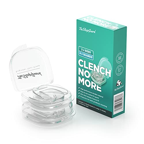 TheSleepGuard Mouth Guard for Clenching Teeth at Night [Pack of 4] Best Night...