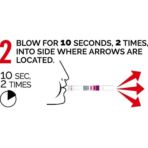 Think Twice Single-Use Breathalyzer - 30 Count - Disposable Alcohol Test 0.00...