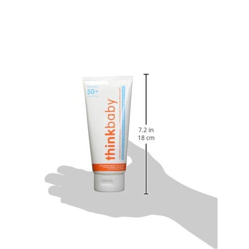 Baby Sunscreen Natural Sunblock from Thinkbaby, Safe, Water Resistant Sunscre...