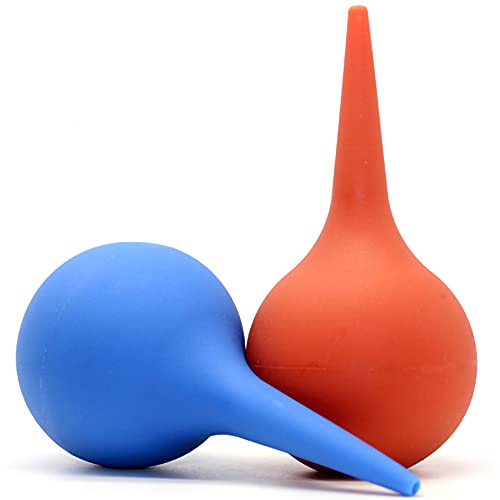 2 Pack Ear Bulb Syringe 30ml/1oz Soft Rubber Hand Ear Washing Squeeze Bulb fo...