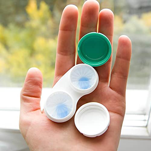 Contact Lens Cases 12 Piece Contact Lens Soak Storage Container Box, for Prot...