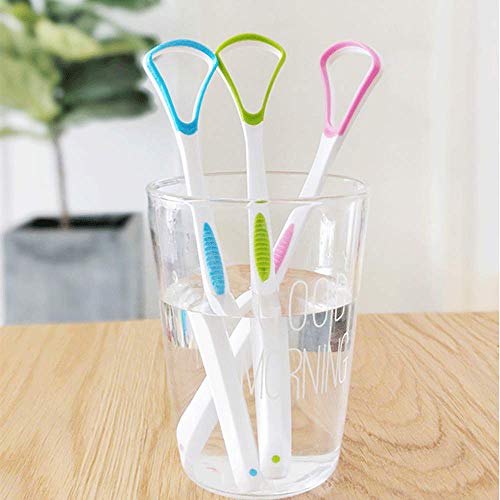 Tongue Scraper Cleaner 100% BPA Free Tongue Scrapers for Adults, Kids, Health...