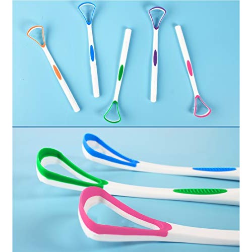 Tongue Scraper Cleaner 100% BPA Free Tongue Scrapers with Travel Handy Case f...