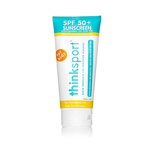Thinksport Kids SPF 50+ Mineral Sunscreen – Safe, Natural Sunblock for Childr...