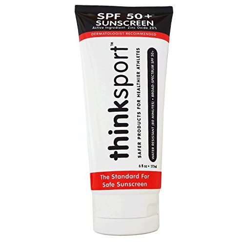 Thinksport SPF 50+ Mineral Sunscreen – Safe, Natural Sunblock for Sports & Ac...