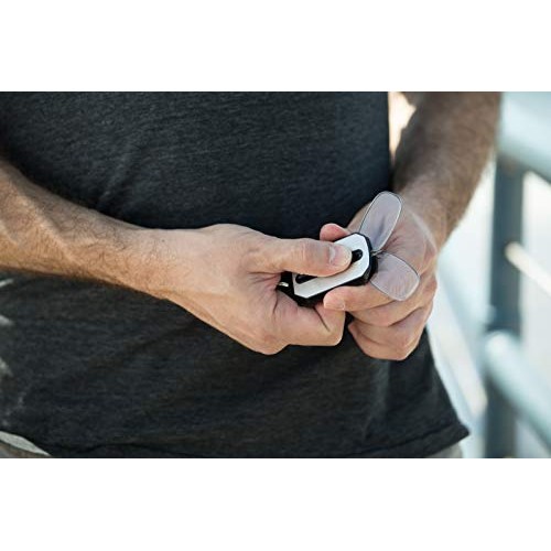ThinOptics unisex adult Keychain Case + Reading Glasses, Black, 44 mm US