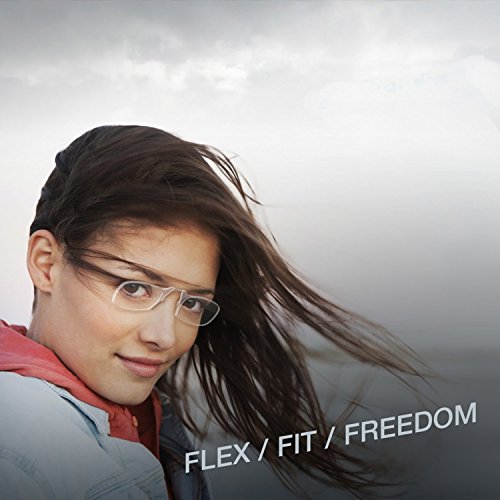 ThinOptics unisex adult Keychain Case + Reading Glasses, Black, 44 mm US