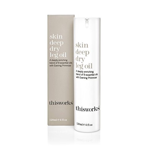 thisworks skin deep dry leg oil: Deeply Enriching Blend of 9 Essential Oils f...