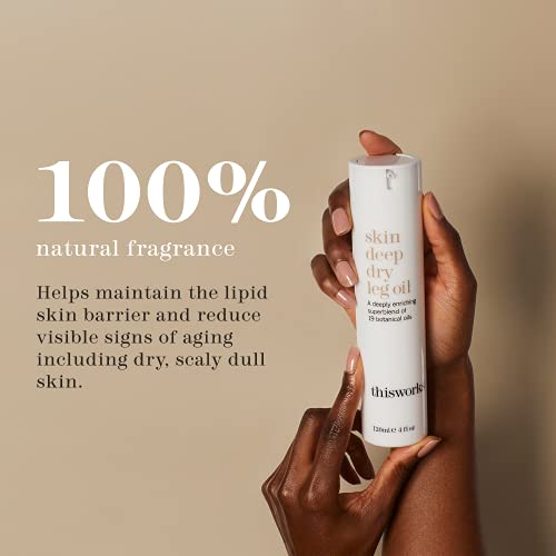 thisworks skin deep dry leg oil: Deeply Enriching Blend of 9 Essential Oils f...