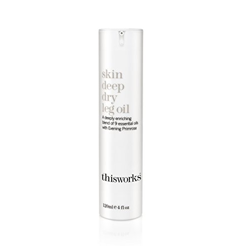 thisworks skin deep dry leg oil: Deeply Enriching Blend of 9 Essential Oils f...