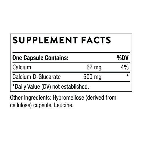 Thorne Research - Calcium D-Glucarate - to Enhance Liver Health - 90 Capsules