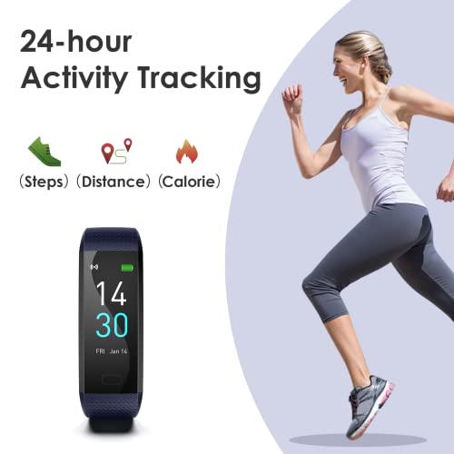 Fitness Tracker for Men and Women,Fitness Watch Waterproof with Activity Trac...
