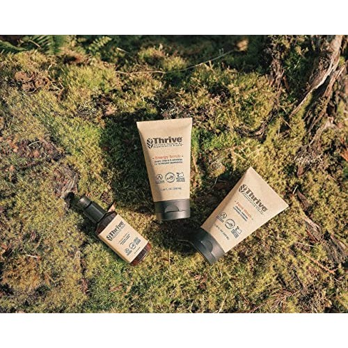 THRIVE Natural Deep Clean Skincare Kit for Men & Women (3 Piece) – Gift Set w...