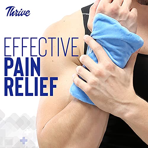 Gel Beads Hot & Cold Compress Ice Pack (2-Pack) - Gel Bead Ice Pack w/ 2 Cove...