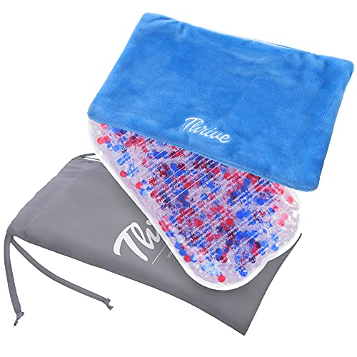 Gel Beads Hot & Cold Compress Ice Pack (2-Pack) - Gel Bead Ice Pack w/ 2 Cove...