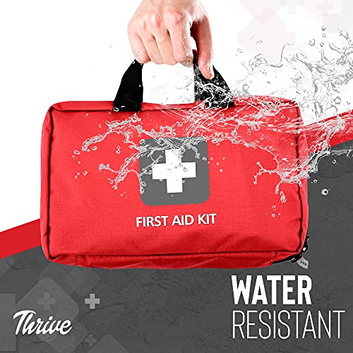 Thrive First Aid Kit (291 Pieces) - First Aid Bag Packed w/ Medical Supplies ...
