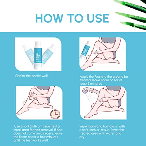 2 in 1 Hair Removal Foam-Thrudove Hair Removal Foam and Hair Inhibitor, Newes...