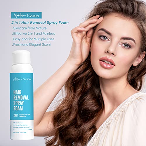 2 in 1 Hair Removal Foam-Thrudove Hair Removal Foam and Hair Inhibitor, Newes...