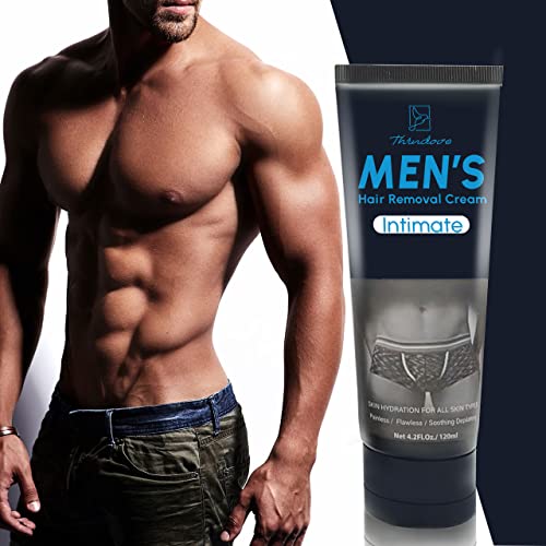 Intimate/Private Hair Removal Cream For Men, - For Unwanted Male Hair In Inti...