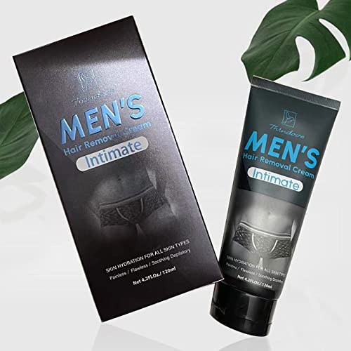 Intimate/Private Hair Removal Cream For Men, - For Unwanted Male Hair In Inti...