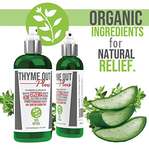 Thyme Out Plus Eczema Treatment, Psoriasis Treatment Treats Acne, Dermatitis,...