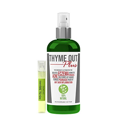 Thyme Out Plus Eczema Treatment, Psoriasis Treatment Treats Acne, Dermatitis,...