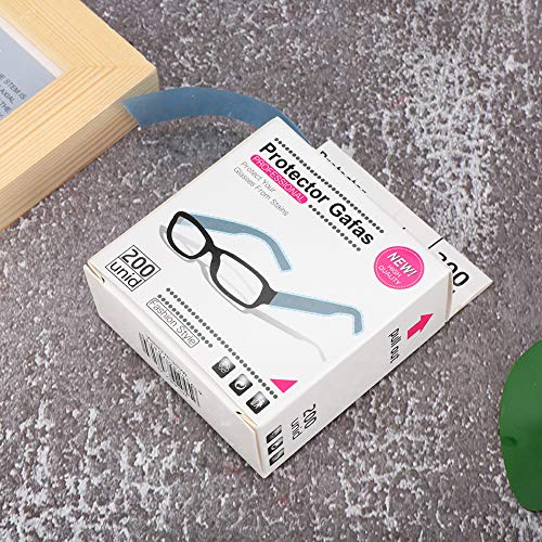 200PCS Disposable Eye Glasses Leg Sleeves Cover Hairdressing Hair Coloring Pr...