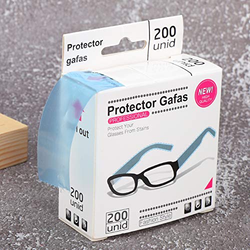 200PCS Disposable Eye Glasses Leg Sleeves Cover Hairdressing Hair Coloring Pr...