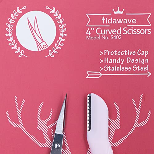Small Nail Scissors Curved Sharp for Trimmer Precision Craft Shear Ingrown To...