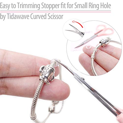 Small Nail Scissors Curved Sharp for Trimmer Precision Craft Shear Ingrown To...