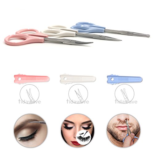 Small Nail Scissors Curved Sharp for Trimmer Precision Craft Shear Ingrown To...