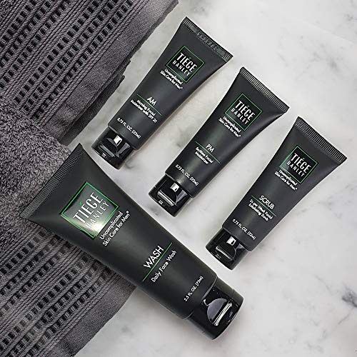 Tiege Hanley Men’s Skin Care System - Level 1 | Mens Routine Product Set: Fac...